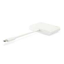 Adaptador Equip USB tipo C a 1xVGA hembra, 1xUSB-A 3.0, 1xUSB-C PD 60W