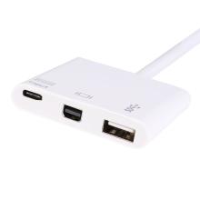Adaptador Equip USB Tipo C a 1xMini DisplayPort 1xUSB-A 3.0 1xUSB-C PD 60W