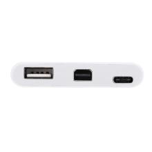 Adaptador Equip USB Tipo C a 1xMini DisplayPort 1xUSB-A 3.0 1xUSB-C PD 60W