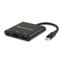 Adaptador Conceptronic USB tipo C a HDMI y 1x USB 3.0 + carga 60W