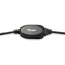 Cable extensor Equip USB-A 3.0 macho/hembra activo 10m negro