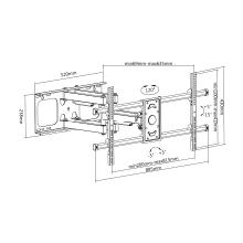 Soporte de pared Equip 650324 37" a 90" con doble brazo extensible