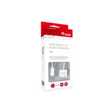 Adaptador Equip USB tipo C a 2xJACK 3.5mm (auricular y micrófono)