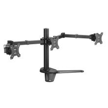 Soporte de mesa Equip 650125 de 13" a 27" 3 pantallas con peana
