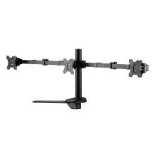 Soporte de mesa Equip 650125 de 13" a 27" 3 pantallas con peana