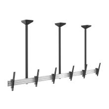 Soporte de techo Equip 650374 45" a 55" para 3 pantallas inclinable
