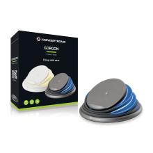 Cargador inalámbrico Conceptronic Qi 10W con soporte