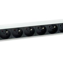 Regleta alimentación Equip rack 19" 1U 8 tomas Schuko 1.8m