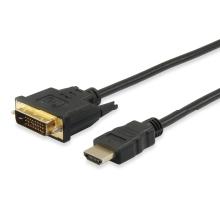 Cable Equip HDMI macho a DVI-D macho 3m negro