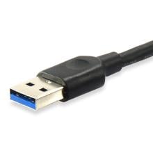 Cable Equip USB-A 3.1 macho a USB tipo C macho 1m 3A negro