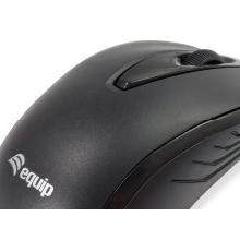 Ratón compacto Equip Life 1000DPI USB negro