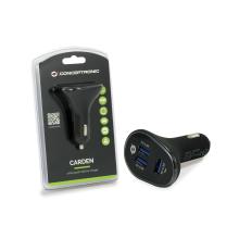 Cargador coche Conceptronic CARDEN06B 3xUSB