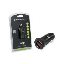 Cargador de coche Conceptronic 2xUSB A 4.8A 24W