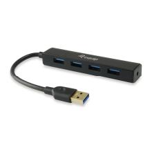 Mini hub 4 puertos USB 3.0 equip