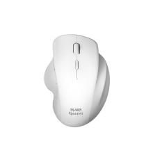 Ratón inalámbrico Mars Gaming MMWERGO Ergo blanco