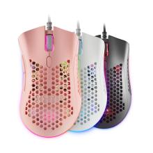 Ratón Mars Gaming MMEX 32000 DPI RGB rosa