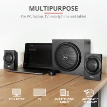 Altavoces Trust 2.1 Yuri 60W RMS negro