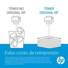 Tóner original HP 117A cian