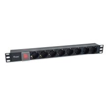 Regleta alimentación Equip 8 tomas rack cable IEC 14 especial SAI