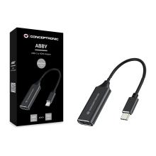 Adaptador Conceptronic USB tipo C a HDMI hembra 4K