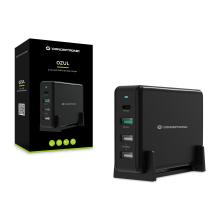 Cargador Conceptronic 3xUSB-A y 1xUSB tipo C 65W