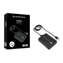 Hub USB 3.0 Conceptronic 4 puertos cable 90cm