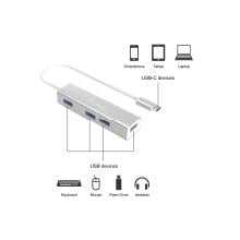 Hub USB tipo C 3.1 Equip Life 4 puertos USB 3.0 tipo A
