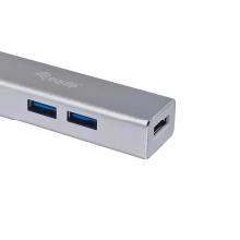 Hub USB tipo C 3.1 Equip Life 4 puertos USB 3.0 tipo A