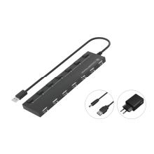Hub USB 2.0 Conceptronic 7 puertos con alimentación