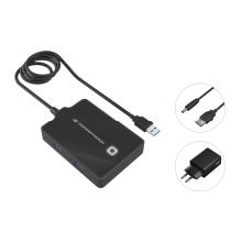 Hub USB 3.0 Conceptronic de 4 puertos con alimentación