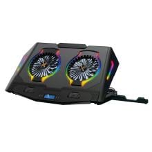 Base refrigeradora Conceptronic 17" con 2 ventiladores RGB