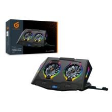 Base refrigeradora Conceptronic 17" con 2 ventiladores RGB