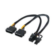 Cable alimentacion vga Aisens 2molex a pcie 6+2pin