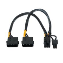 Cable alimentacion vga Aisens 2molex a pcie 6+2pin