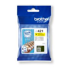 Cartucho original Brother LC-421Y amarillo