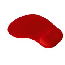 Alfombrilla con reposamuñecas Trust Bigfoot gel rojo
