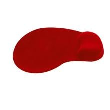 Alfombrilla con reposamuñecas Trust Bigfoot gel rojo