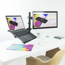 Soporte de mesa TooQ DB1200TN-B de 13" a 32" + portátil brazo
