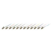 Cable de fibra óptica OM4 LC a pigtail 50/125µ 2m, pack de 12 unidades