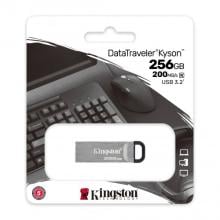 Memoria USB 3.2 Kingston Kyson 256GB plata