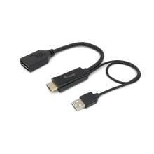 Adaptador Equip HDMI macho a DisplayPort hembra con alimentación