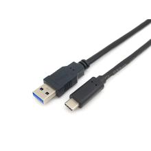 Cable Equip USB-A 3.2 macho a USB tipo C macho transferencia 5G 3A 2M negro
