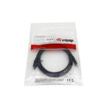 Cable Equip USB tipo C 3.2 macho/macho transferencia 5G 3A 60w 1m negro