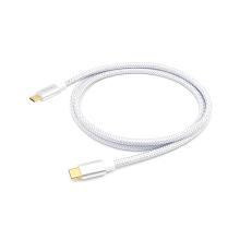 Cable Equip USB Tipo C 3.2 macho/macho transferencia 10G 5A 0.5m blanco