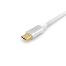 Cable Equip USB Tipo C 3.2 macho/macho transferencia 10G 5A 0.5m blanco