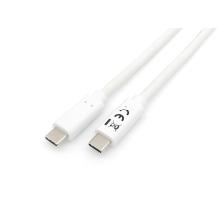 Cable Equip USB tipo C 3.2 macho/macho transferencia 5G 3A 60w 1m blanco