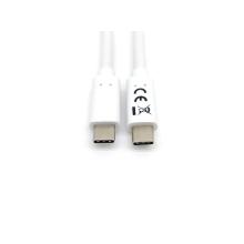 Cable Equip USB tipo C 3.2 macho/macho transferencia 5G 3A 60w 1m blanco