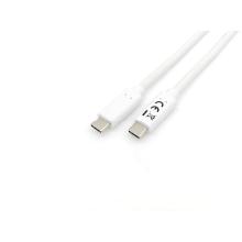 Cable Equip USB tipo C 3.2 macho/macho transferencia 5G 3A 60w 2m blanco