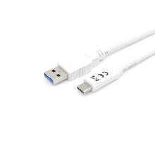 Cable Equip USB-A 3.2 macho a USB tipo C macho transferencia 5G 3A 2M blanco