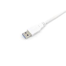 Cable Equip USB-A 3.2 macho a USB tipo C macho transferencia 5G 3A 2M blanco